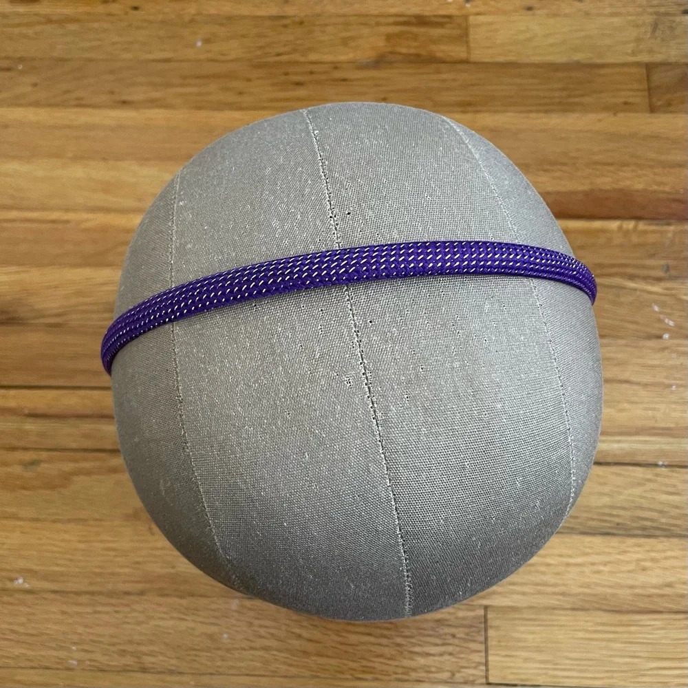 4/$25 Silver and Purple 2 Pack Headbands - Picture 4 of 12